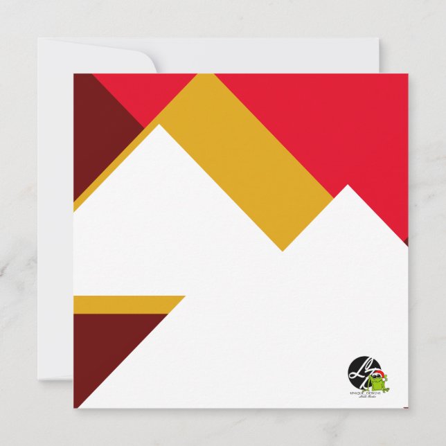 Tarjeta plana Personalizado Santa Navidades (Reverso)