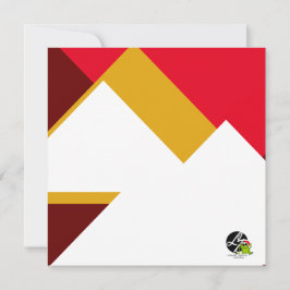 Tarjeta plana Personalizado Santa Navidades