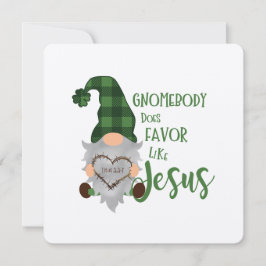 Tarjeta plana religiosa cristiana San Patricio