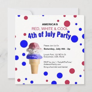 Tarjeta plana roja, blanca y Guay