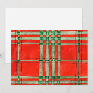TARJETA PLANA ROJO SCOTT 5x7 / Horizontal