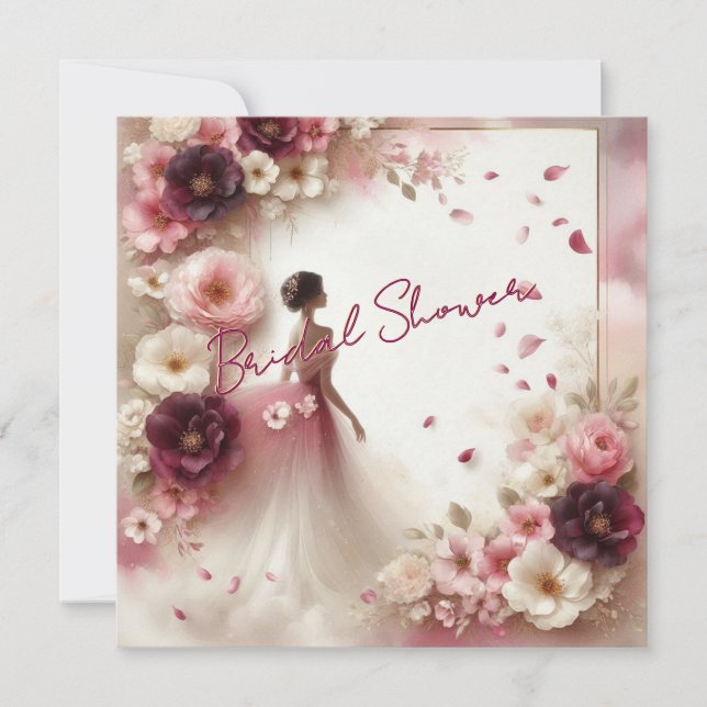 Tarjeta plana romántica (Anverso)