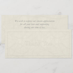 Tarjeta plana simple 2 - Tarjetas de agradecimient