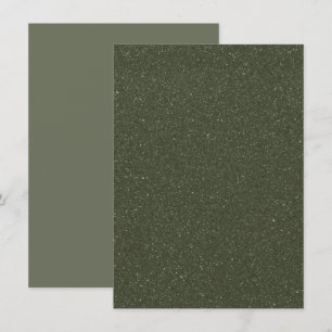 Tarjeta plana Sparkle Moss - Nota mínima Personali