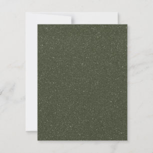 Tarjeta plana verde con musgo moteado – Personaliz