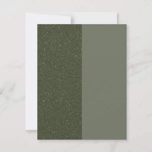 Tarjeta plana verde Moss de medio espectro - Perso (Anverso)