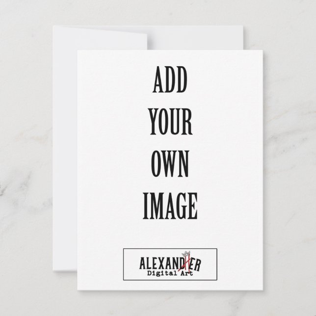 Tarjeta plana vertical A2 de 4,25 x 5,5" (Anverso)