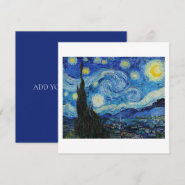TARJETA PLANA : VINCENT VAN GOGH