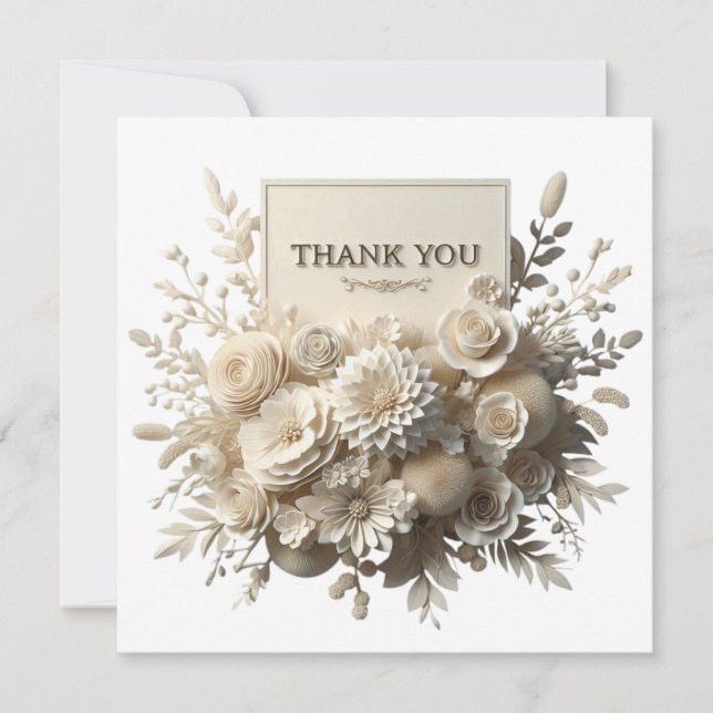 tarjeta plana vintflowers (Anverso)
