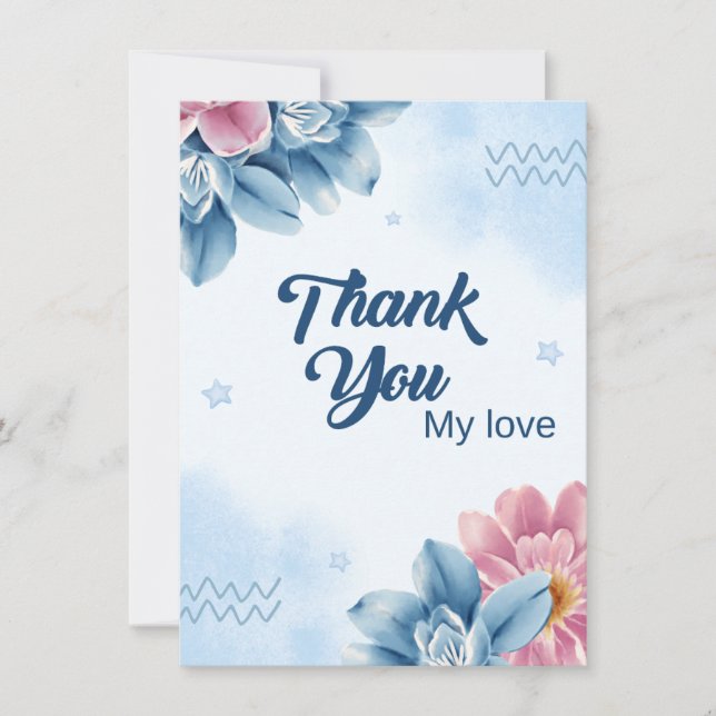 Tarjeta planaMi amor - Tarjeta de saludo plana per (Anverso)