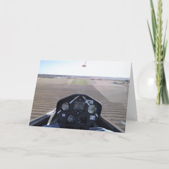 Tarjeta Planeador en acercamiento final (Anverso)