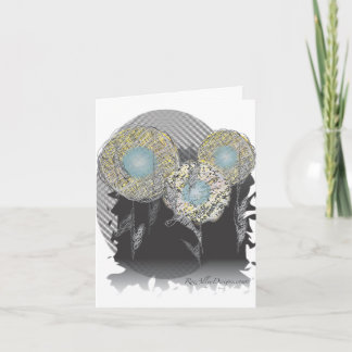 Tarjeta Planeta de flores