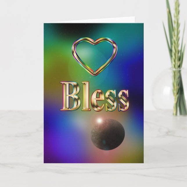 Tarjeta planeta de la constelación de arco iris del cosmos (Anverso)