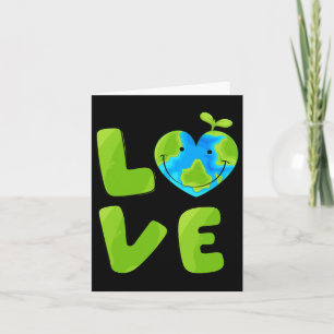 Tarjeta Planeta Mundo Amor Madre Tierra Día de la Tierra
