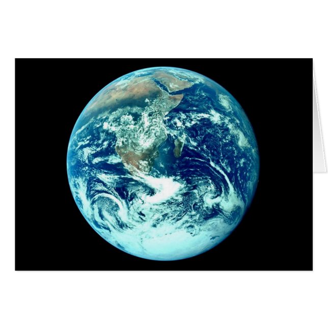 Tarjeta Planeta Tierra (Anverso (Horizontal))