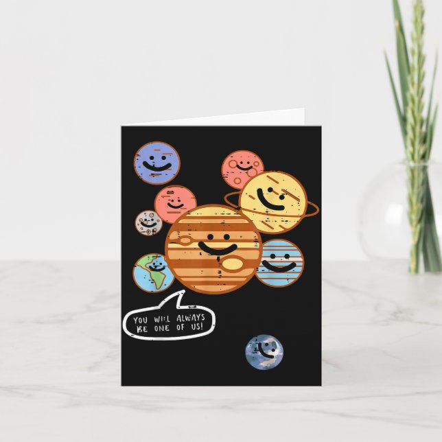 Tarjeta Planets You Will Always Be One Of Us Galaxy Women  (Anverso)