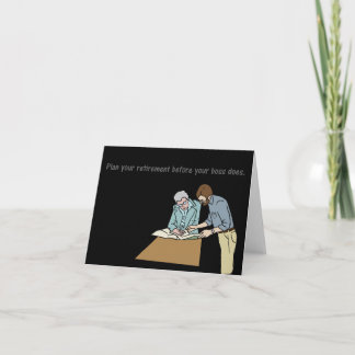 Tarjeta Planifica tu retiro antes de tu jefe