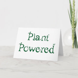 Tarjeta Planta alimentada