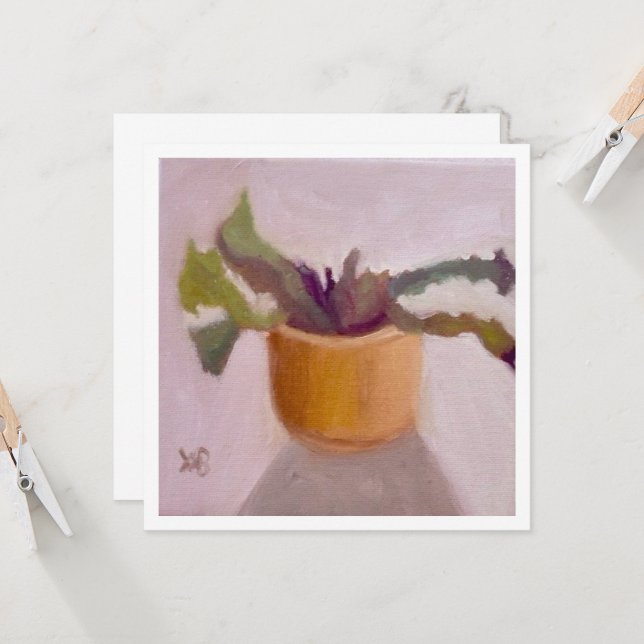 Tarjeta Planta Cactus (Anverso/Reverso In Situ)