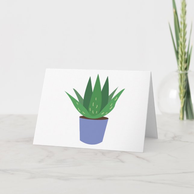 Tarjeta Planta del áloe (Anverso)