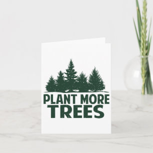 Tarjeta Planta Más Árboles Día de la Tierra Feliz Día del 