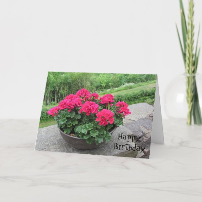 Tarjeta Plantador de los deseos del cumpleaños de los (Anverso)