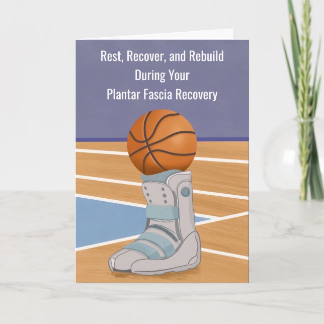 Tarjeta Plantar Fascia Recovery With Basketball  (Anverso)