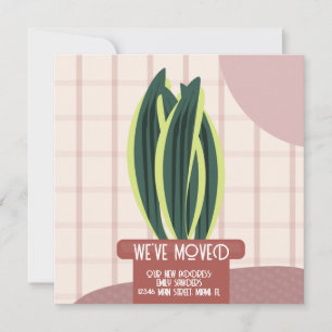 Tarjeta Plantas de Casa Dirección NUEVA CASA Moderna 