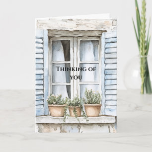 Tarjeta Plantas de ventana sicilianas pensando en ti
