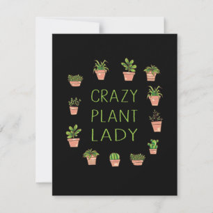Tarjeta Plantas - Señora Loca de las Plantas