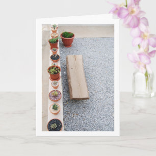 Tarjeta Plantas Suculentas en el Retrato de la Pared del J