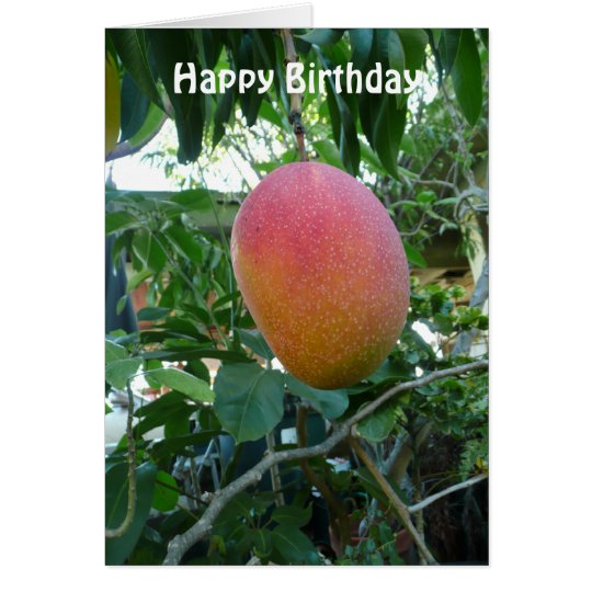 Tarjeta Plantilla personalizada fruta madura del