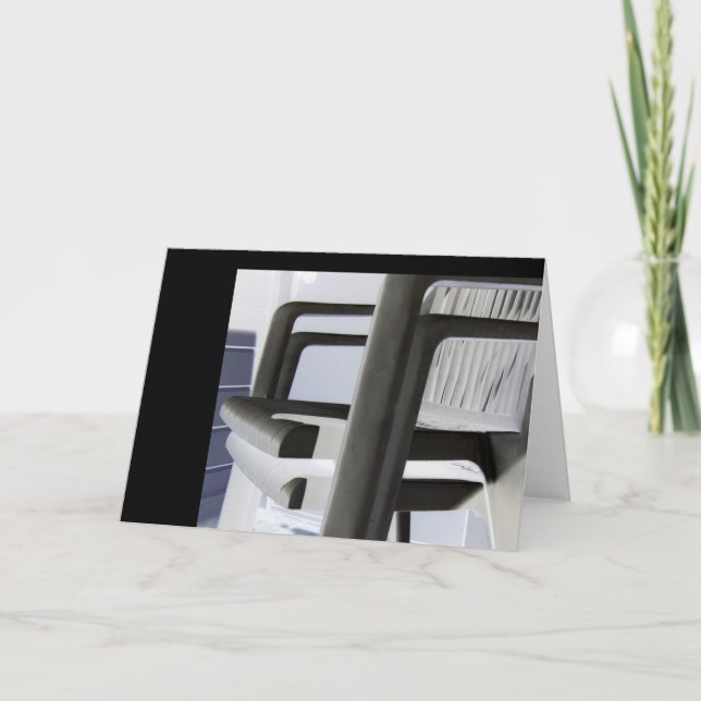 Tarjeta Plastic Chair Vertebrae (Anverso)