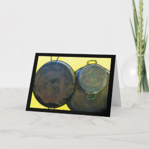 Tarjeta Platos de paella colgantes