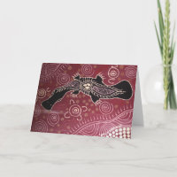 Platypus Dreaming rojo por Mundara Koorang