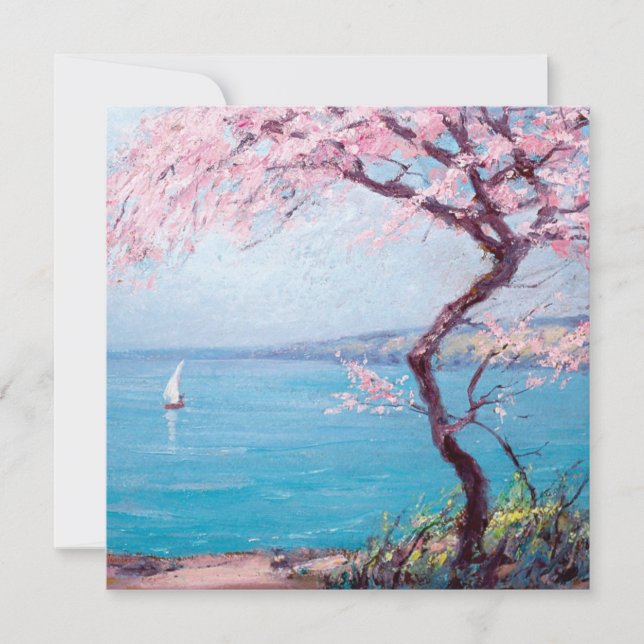 Tarjeta Playa de Biarritz (por Kimon Loghi) (Anverso)