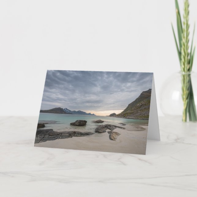 Tarjeta Playa de Haukland (Anverso)