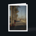 Tarjeta Playa de la Malvarrosa de Valencia<br><div class="desc">Playa de la Malvarrosa de Valencia Greeting Card. You can easily customize this product for free if you would like to add wording or change the color of the background.</div>