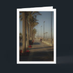 Tarjeta Playa de la Malvarrosa de Valencia<br><div class="desc">Playa de la Malvarrosa de Valencia Greeting Card. You can easily customize this product for free if you would like to add wording or change the color of the background.</div>