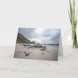 Tarjeta Playa de Lofoten Ramberg