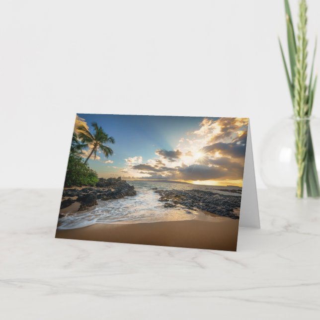 Tarjeta Playa de Makena | Makena Cove (Anverso)