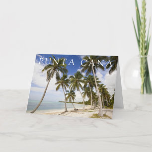 Tarjeta Playa de Punta Cana   Cumpleaños feliz