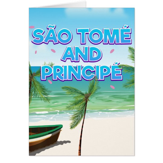 Tarjeta Playa de São Tomé y de Principé