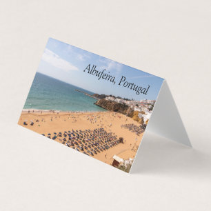 Tarjeta Playa dos Alemães, Albufeira, Algarve, Portugal