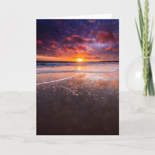 Tarjeta Playa Estatal Ventura Al Amanecer