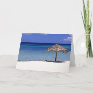 Tarjeta Playa Malmok, Aruba, Antillas Neerlandesas