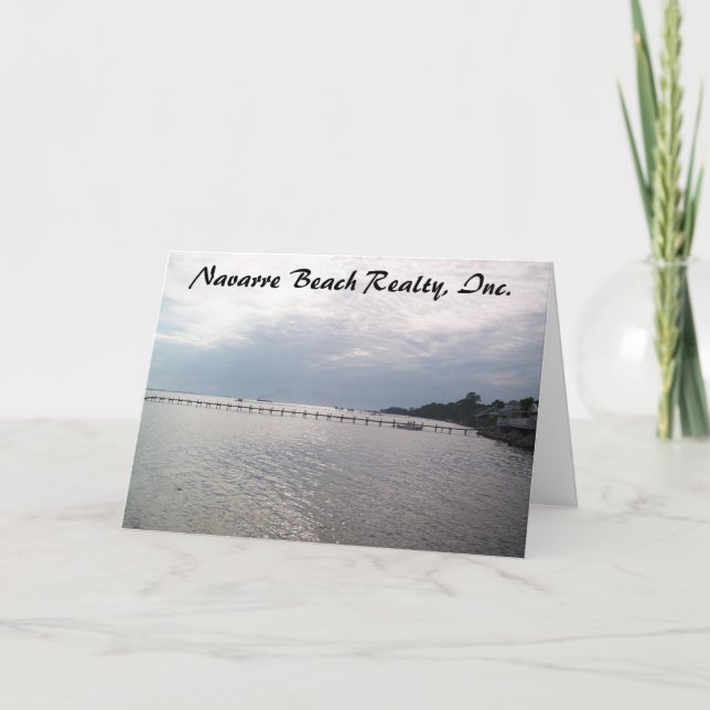 Tarjeta playa navarre (Anverso)