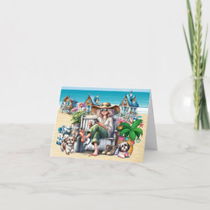 Tarjeta PLAYA Personal, Bienes Raíces, Navidad de Negocios