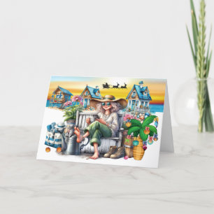 Tarjeta PLAYA Personal, Negocios, Propiedades de Navidad