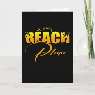 Tarjeta Playa Por Favor